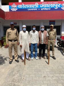 हुडदंग करने वालों के विरुद्ध हरिद्वार पुलिस की कार्रवाई