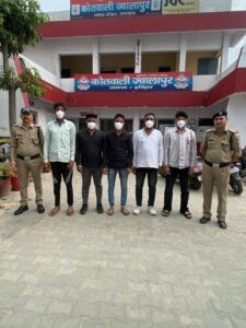 शांति व्यवस्था भंग कर हुड़दंग करने वालो पर हरिद्वार पुलिस की कार्रवाई