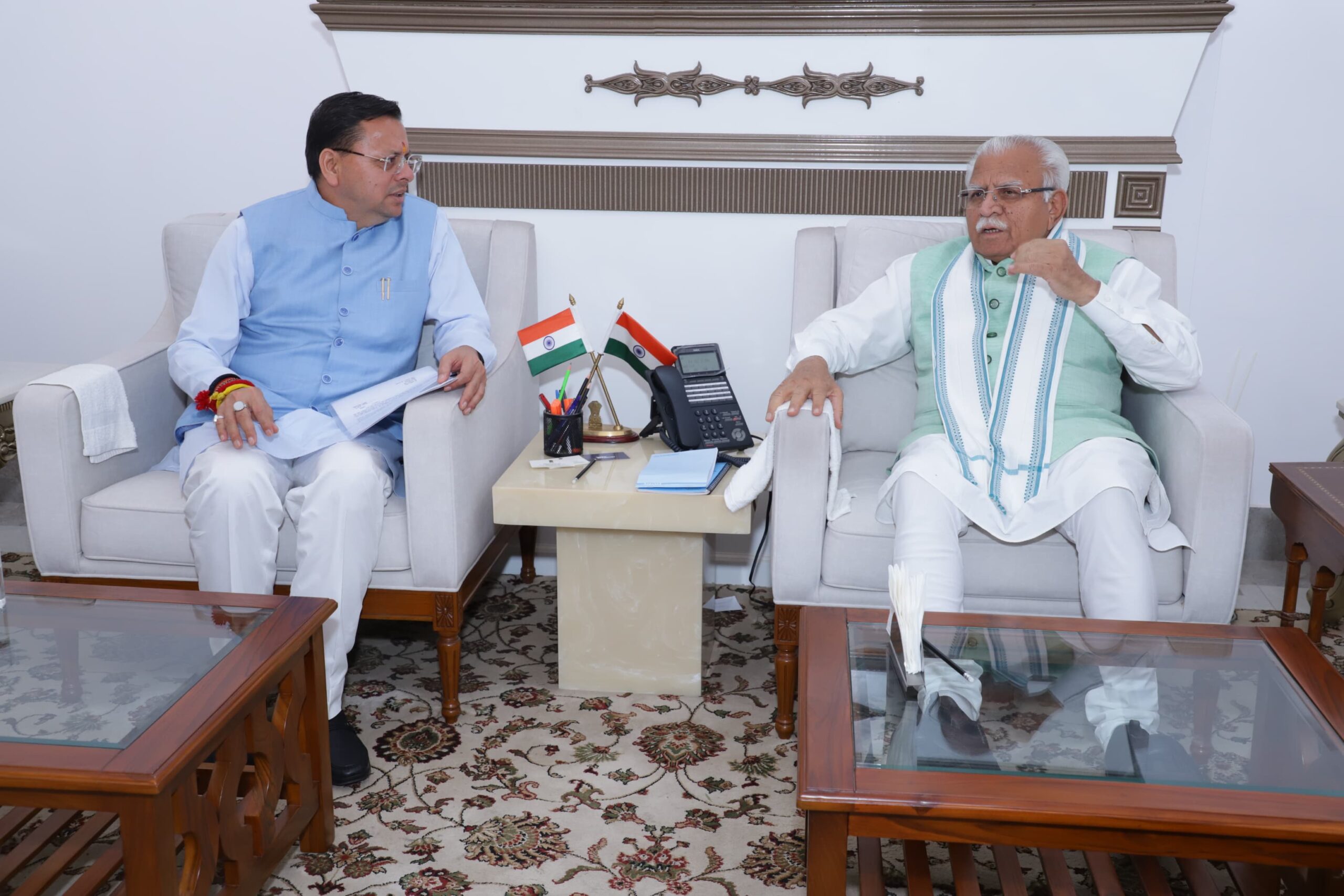 मुख्यमंत्री ने केंद्रीय ऊर्जा एवं आवास मंत्री से भेंट कर राज्य से संबंधित विभिन्न विषयों पर की चर्चा 2