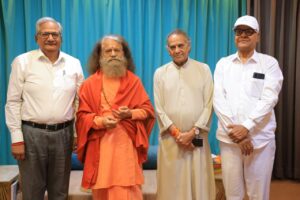 माँ गंगा के पावन तट परमार्थ निकेतन आये ओज कवि श्री हरिओम पवांर जी