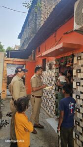 आँपरेशन प्रहार के तहत हरिद्वार पुलिस द्वारा आज रविवार प्रातः काल चलाया सत्यापन अभियान