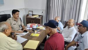 कोतवाली कनखल में वरिष्ठ नागरिकों के साथ आयोजित हुई गोष्ठी
