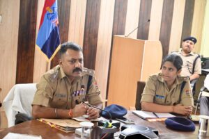 SSP नवनीत सिंह की अध्यक्षता में आयोजित की गई माह अप्रैल की अपराध गोष्ठी