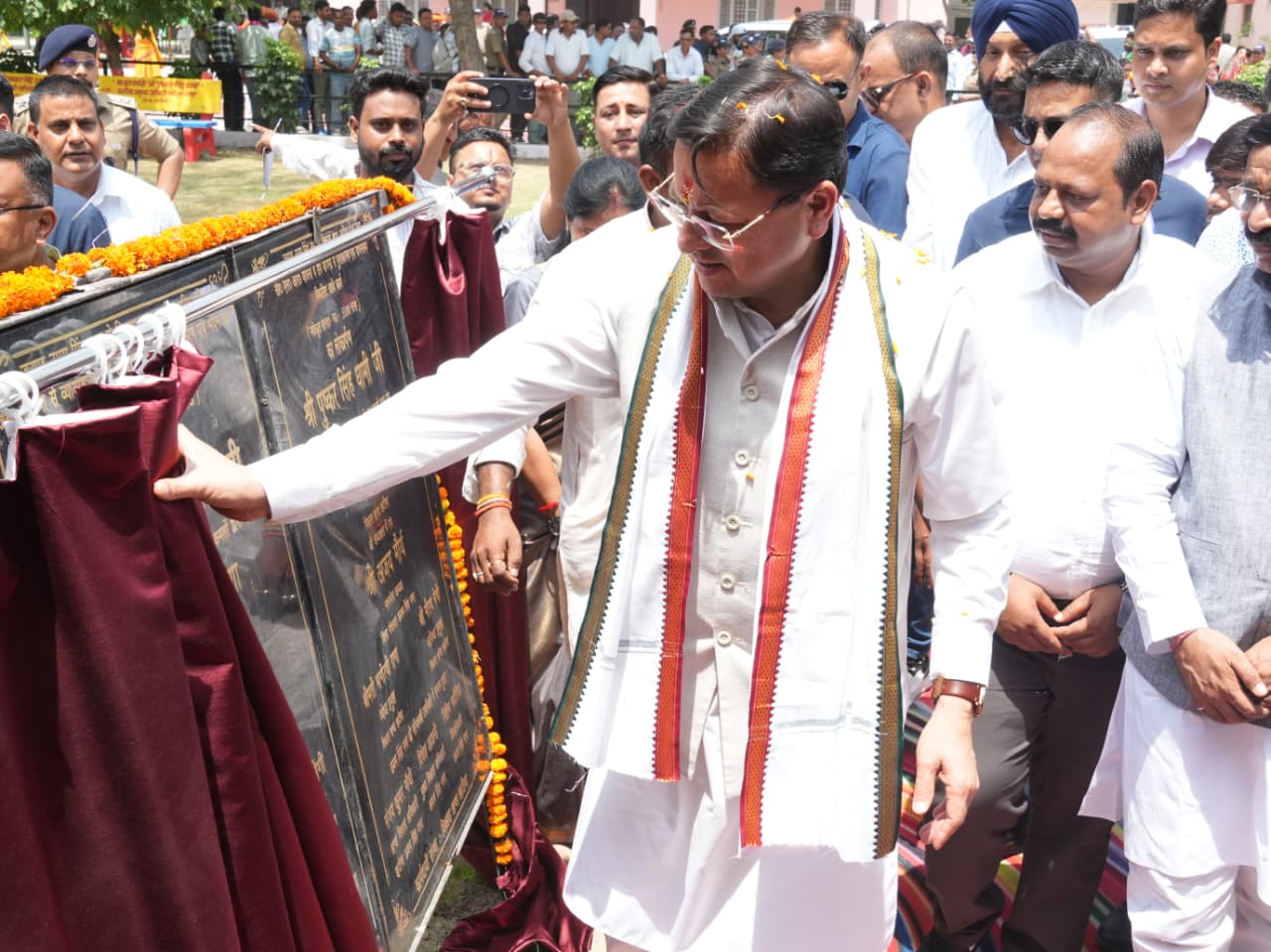खटीमा में मुख्यमंत्री पुष्कर सिंह धामी ने 89 लाख रुपये की विकास योजनाओं का किया लोकार्पण 2