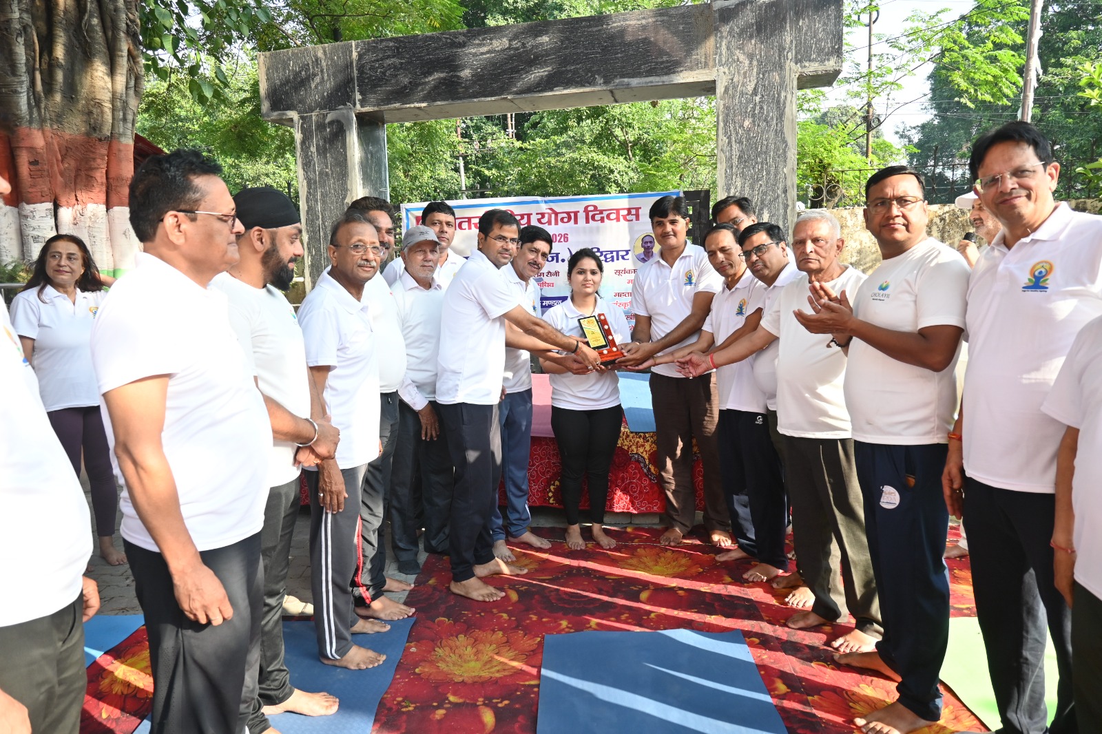 अंतरराष्ट्रीय योग दिवस पर प्रेस क्लब हरिद्वार में योग शिविर का आयोजन 3