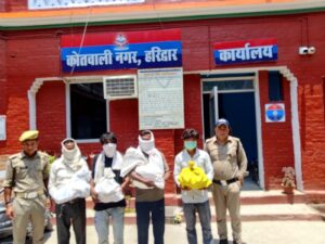 हरिद्वार नगर पुलिस की लगातार ताबड़तोड़ कार्यवाही