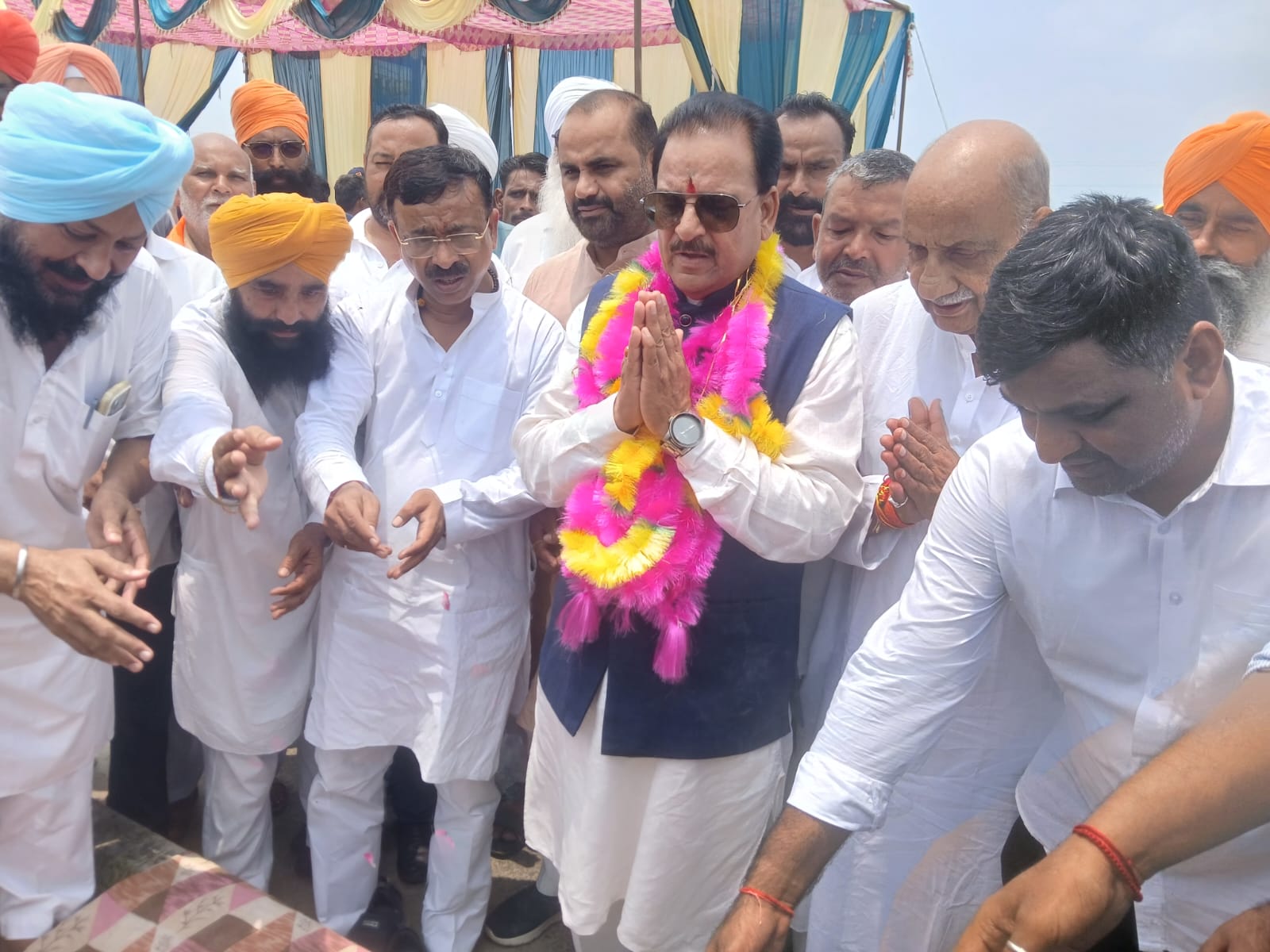 काशीपुर-सितारगंज नेशनल हाईवे पर बेगुल नदी पर विधिवत भूमिपूजन किया 3