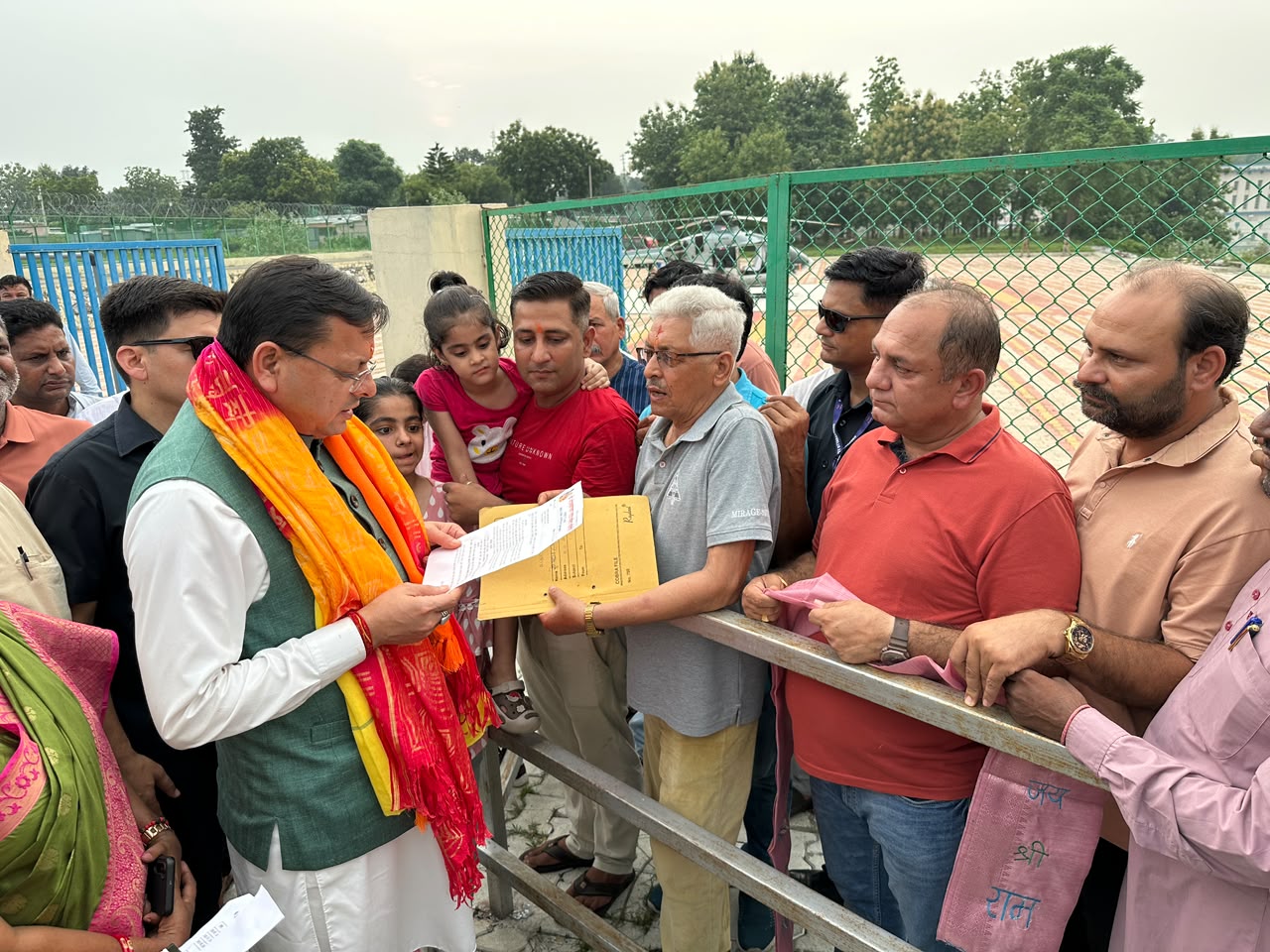 सूबे के मुख्यमंत्री पुष्कर सिंह धामी दो दिवसीय भ्रमण पर खटीमा पहुंचे 5