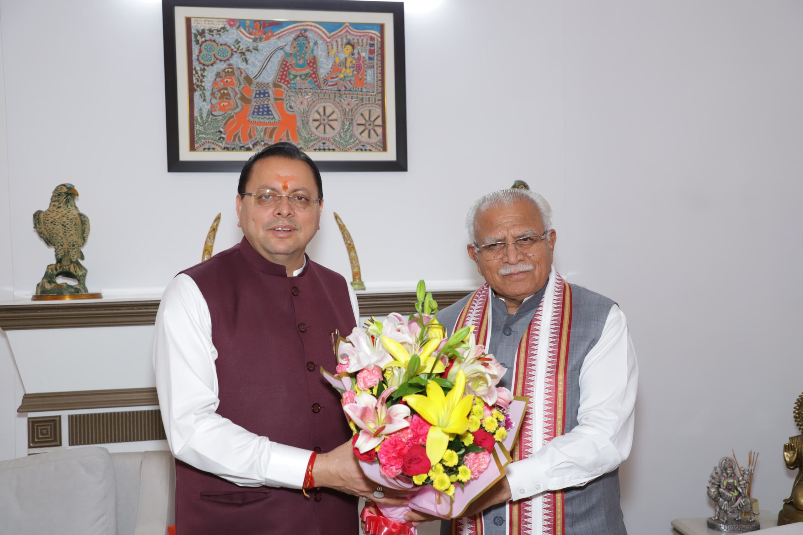मुख्यमंत्री ने केंद्रीय विद्युत मंत्री से ऊर्जा परियोजनाओं एवं पिटकुल की एडीबी सहायतित पारेषण परियोजना पर की चर्चा 2