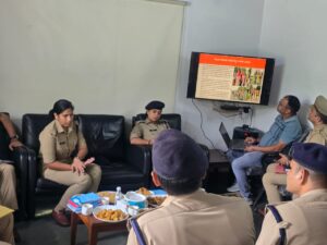 एसएसपी हरिद्वार के निर्देशित क्रम में कांवड़ मेला के दृष्टीगत यूपी पुलिस के साथ की गई समन्वय बैठक आयोजित