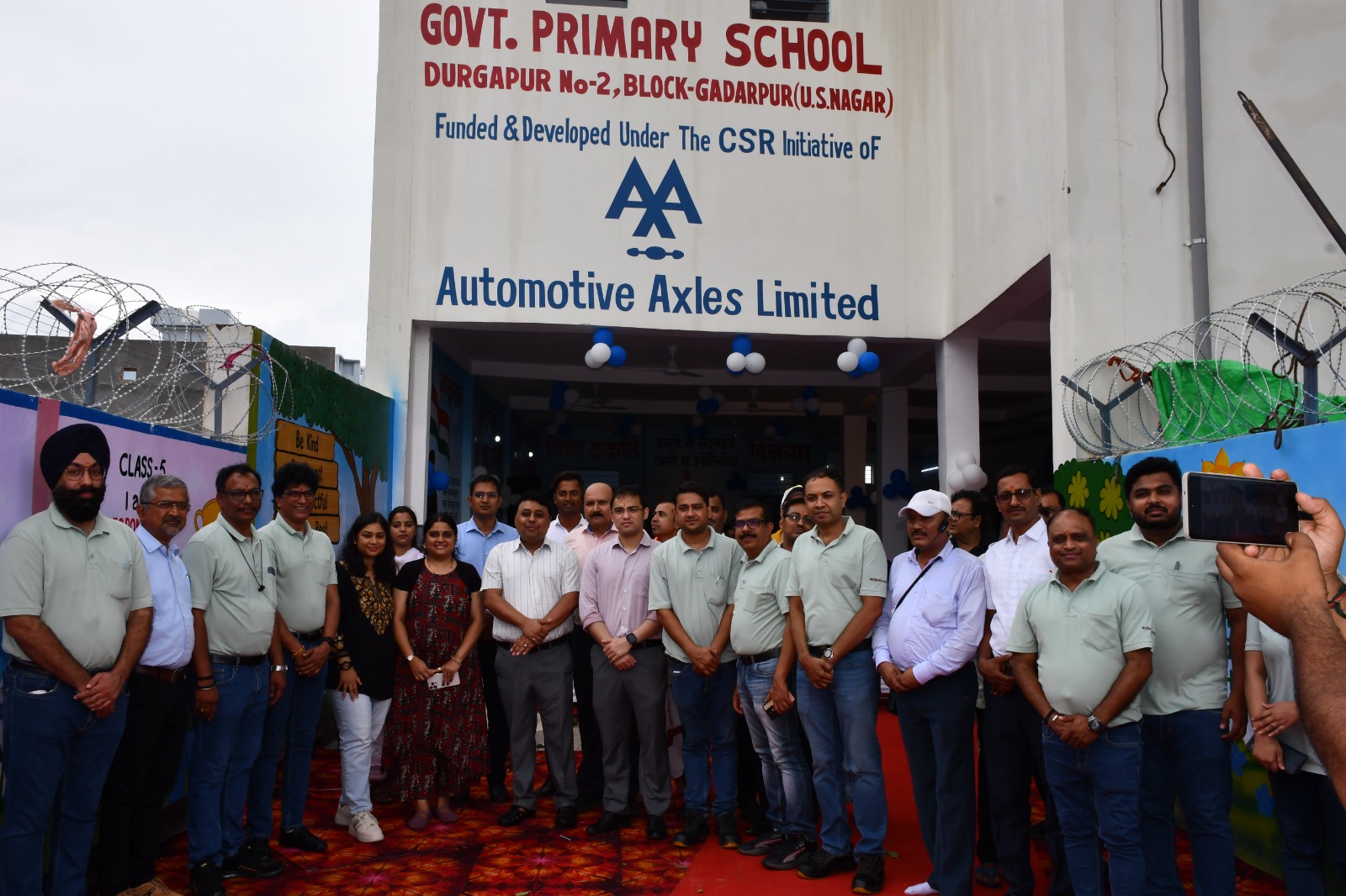 75 लाख रुपये की सीएसआर निधि से निर्मित राजकीय प्राथमिक विद्यालय दुर्गापुर नंबर-2 के नवनिर्मित भवन का जिलाधिकारी ने किया लोकार्पण 11