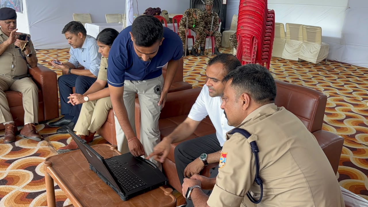 लगातार ड्रोन और प्रशिक्षित जवान कर रहे हैं यातायात एवं भीड़ की निगरानी 7