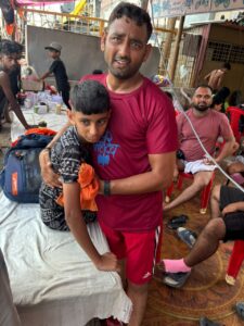 कांवड़ मार्ग अपने परिजनों से बिछड़ गया था बालक