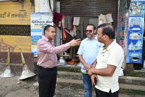 कुंभ मेला तैयारियों को लेकर मेलाधिकारी ने किया शहर के विभिन्न क्षेत्रों का निरीक्षण
