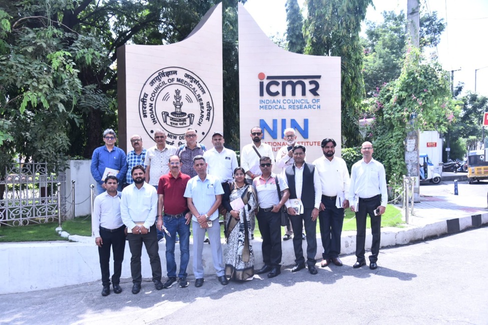 उत्तराखंड के 15 सदस्यीय मीडिया प्रतिनिधिमंडल ने हैदराबाद में आईसीएमआर-राष्ट्रीय पोषण संस्थान का किया दौरा 2