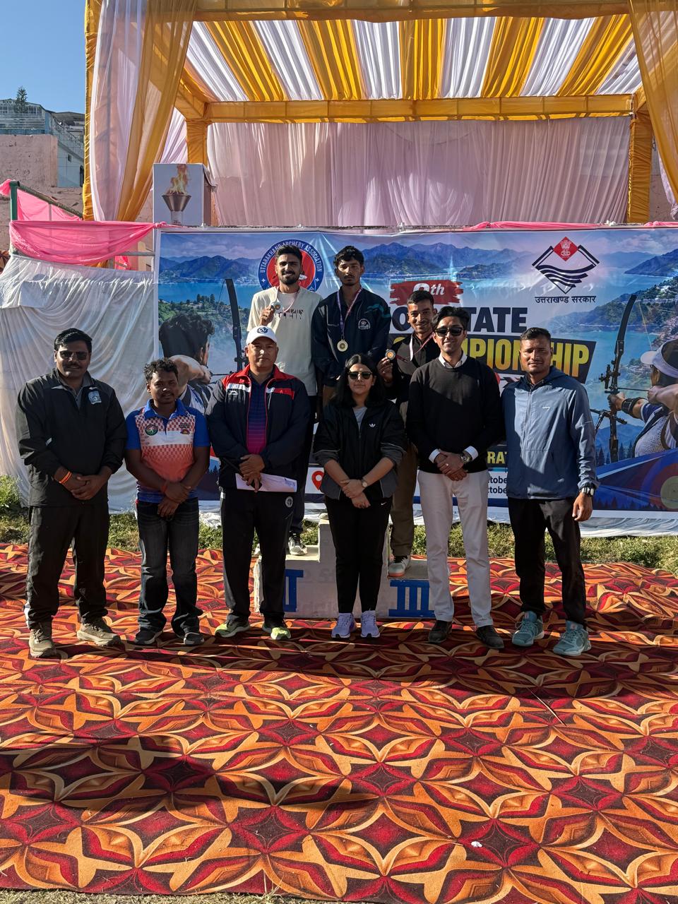 नौवीं राज्य स्तरीय सीनियर तीरंदाजी प्रतियोगिता के दूसरे दिन खिलाड़ियों ने दिखाया दमखम, विजेताओं को मिले पदक 2